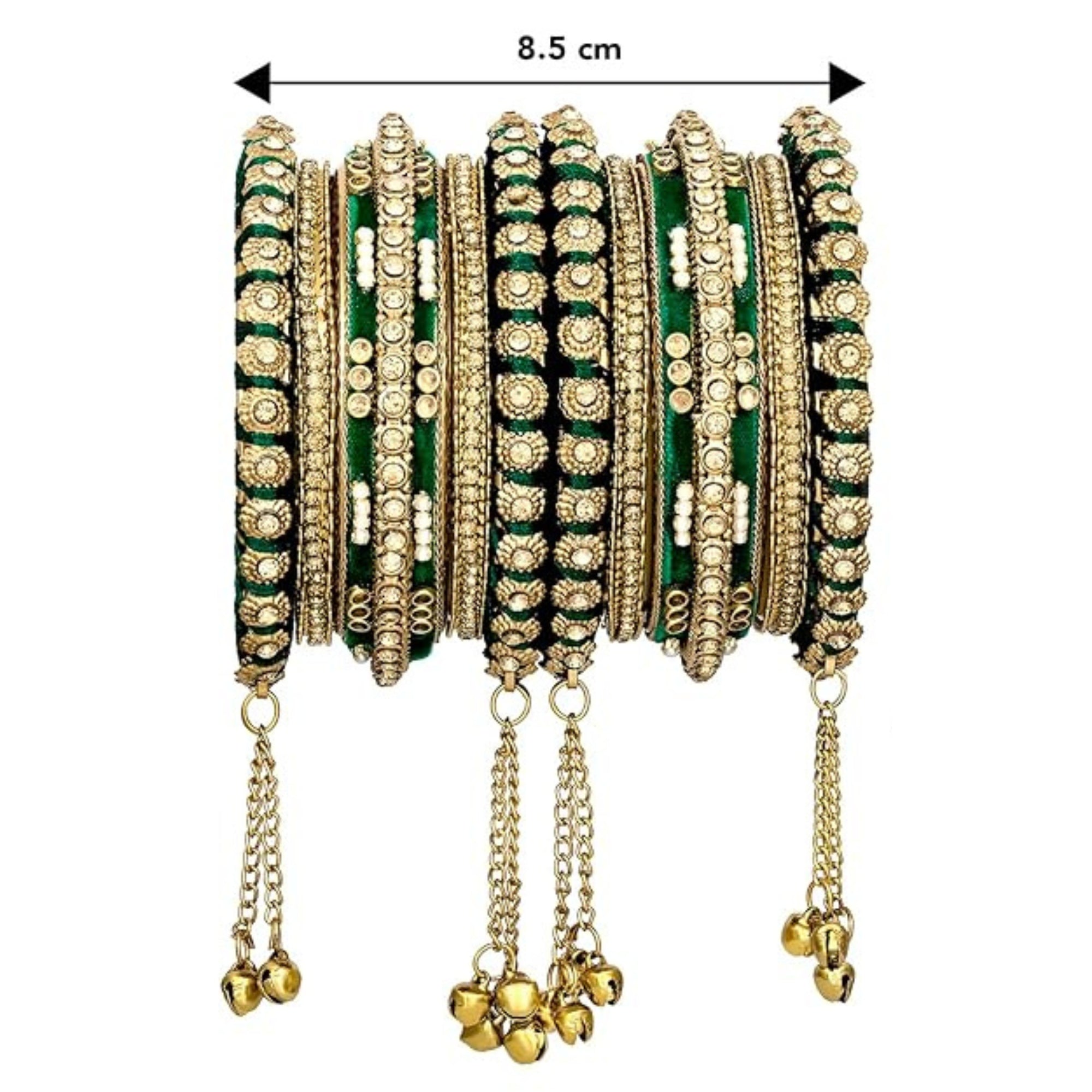 Mythili Green Bangles