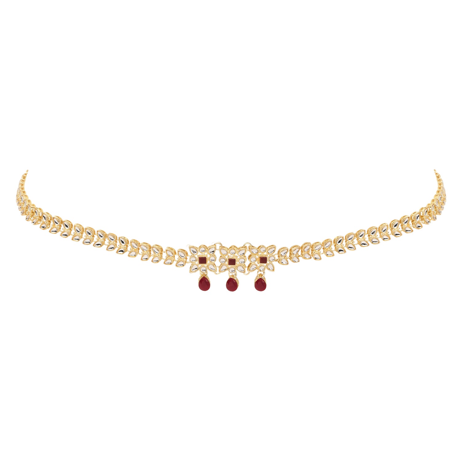 Nalina Maroon Waist Belt