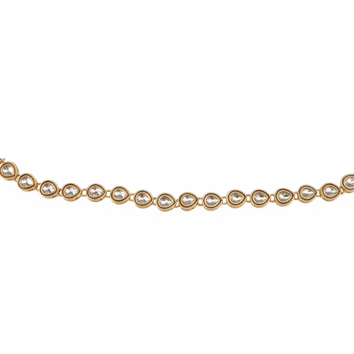 Shubha Maroon Kundan Kamarbandh