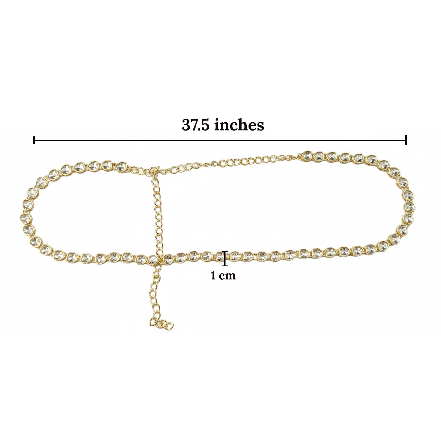 Parampara- Elegant Kundan Waist Chain for Women