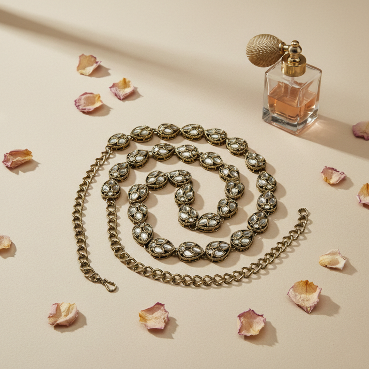 Rukhsar- Antique Kundan Kamarbandh