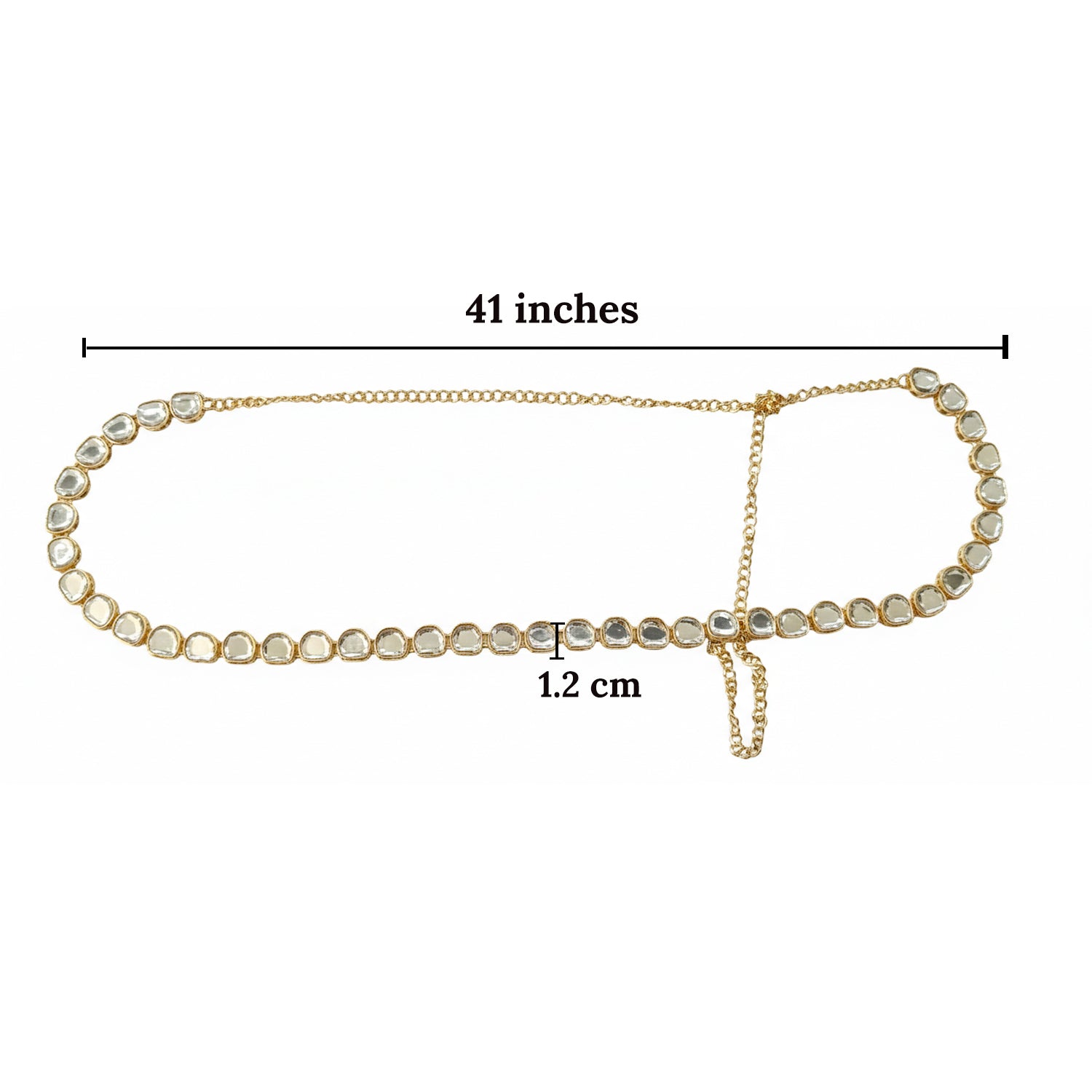 Zoria- Minimal kundan Kamarbandh