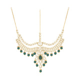 Pratyusha Green Bridal Jewellery Set