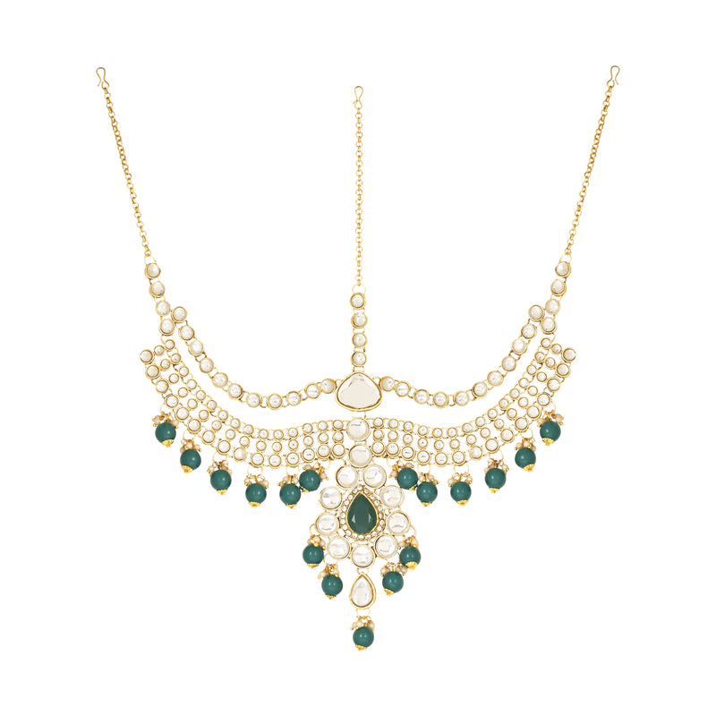 Pratyusha Green Bridal Jewellery Set