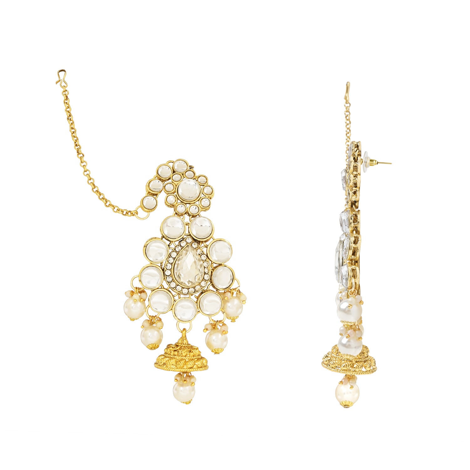 Pratyusha White Bridal Jewellery Set