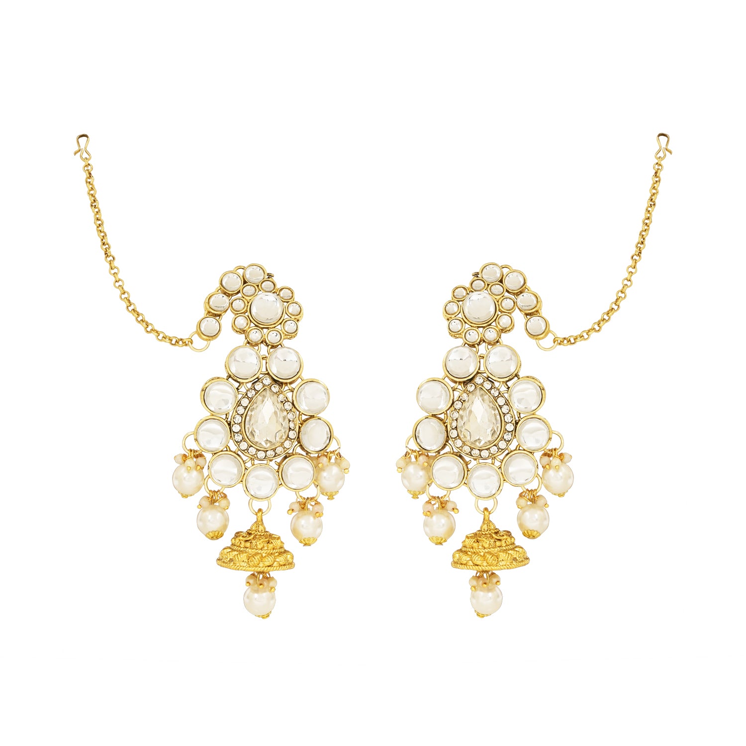 Pratyusha White Bridal Jewellery Set