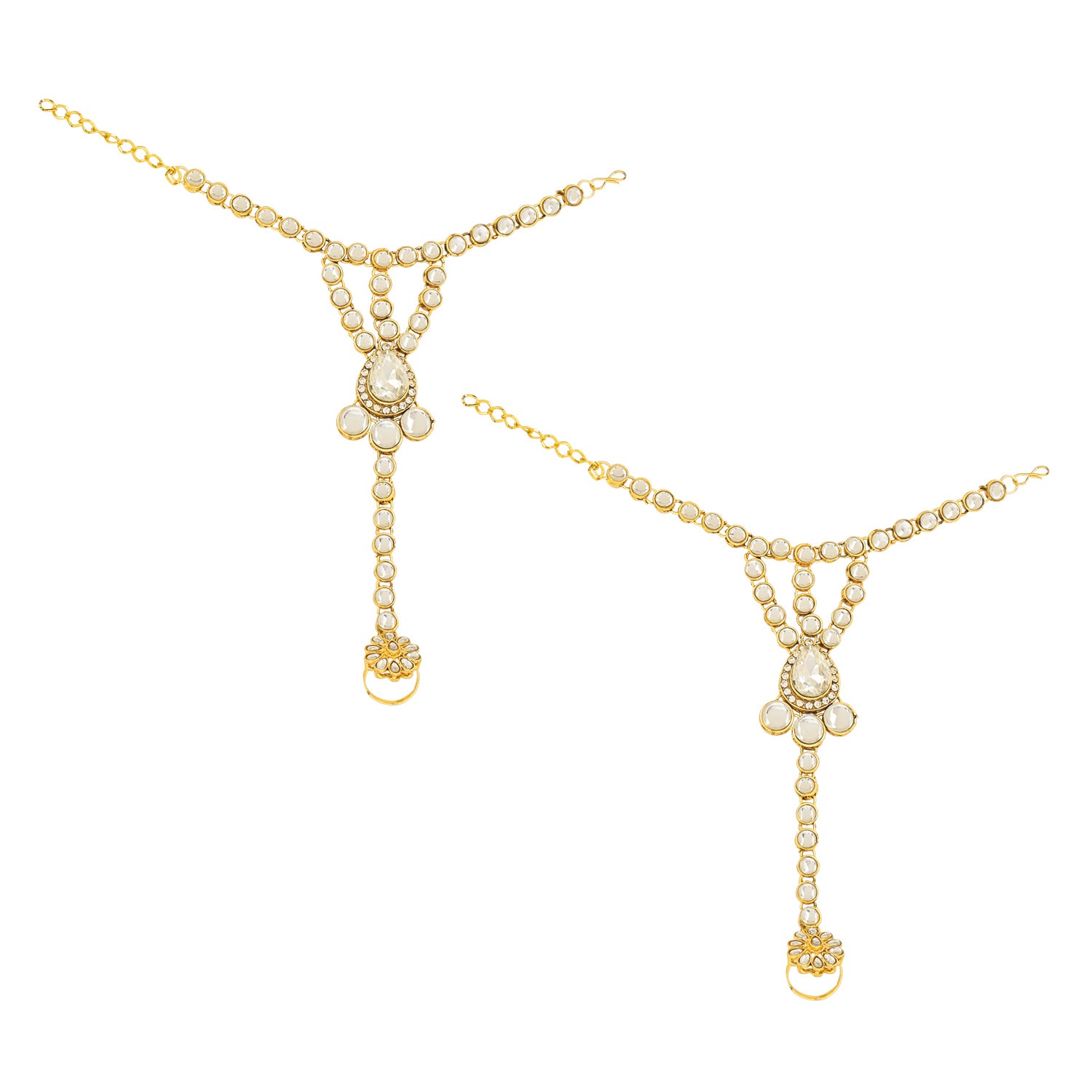 Pratyusha White Bridal Jewellery Set