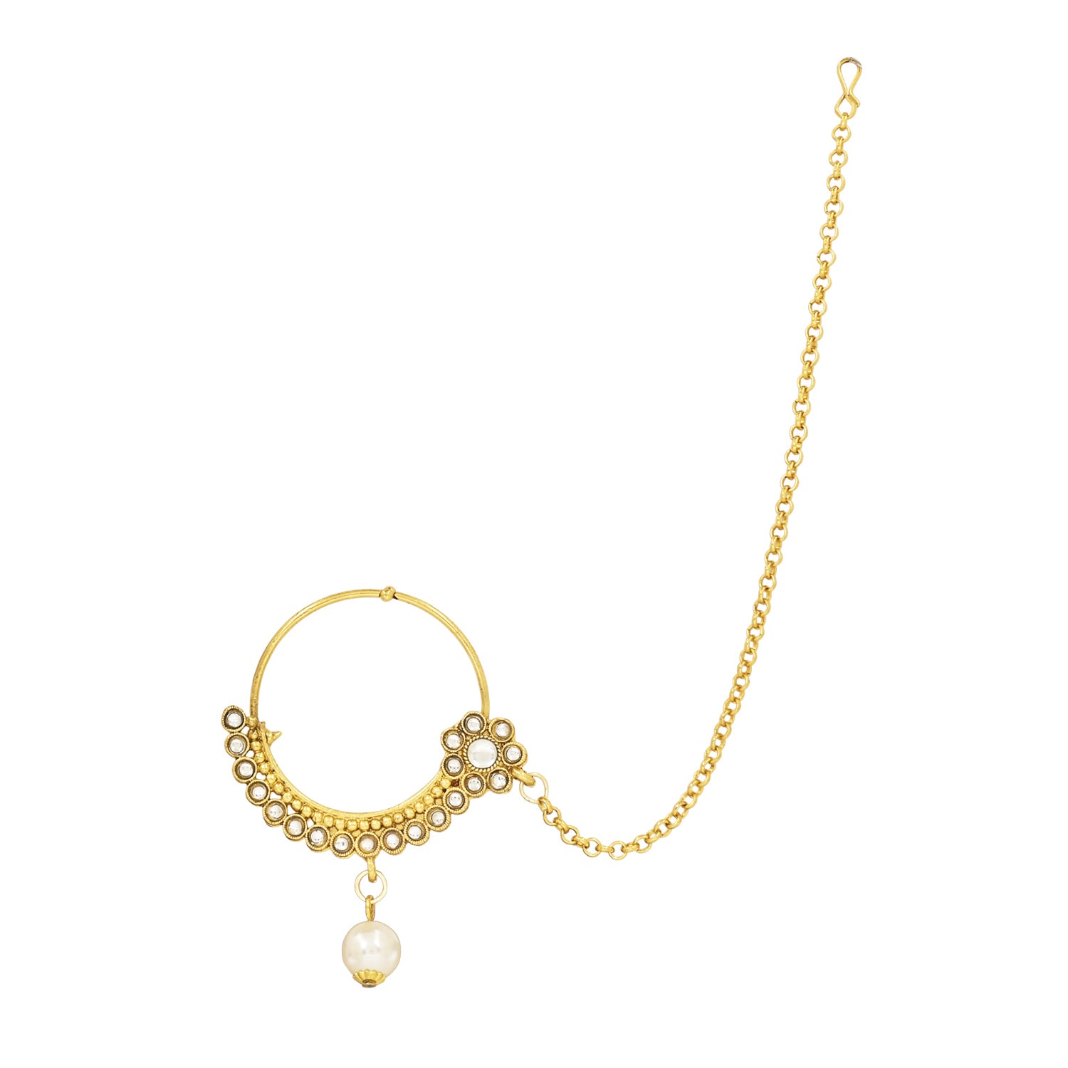 Pratyusha White Bridal Jewellery Set