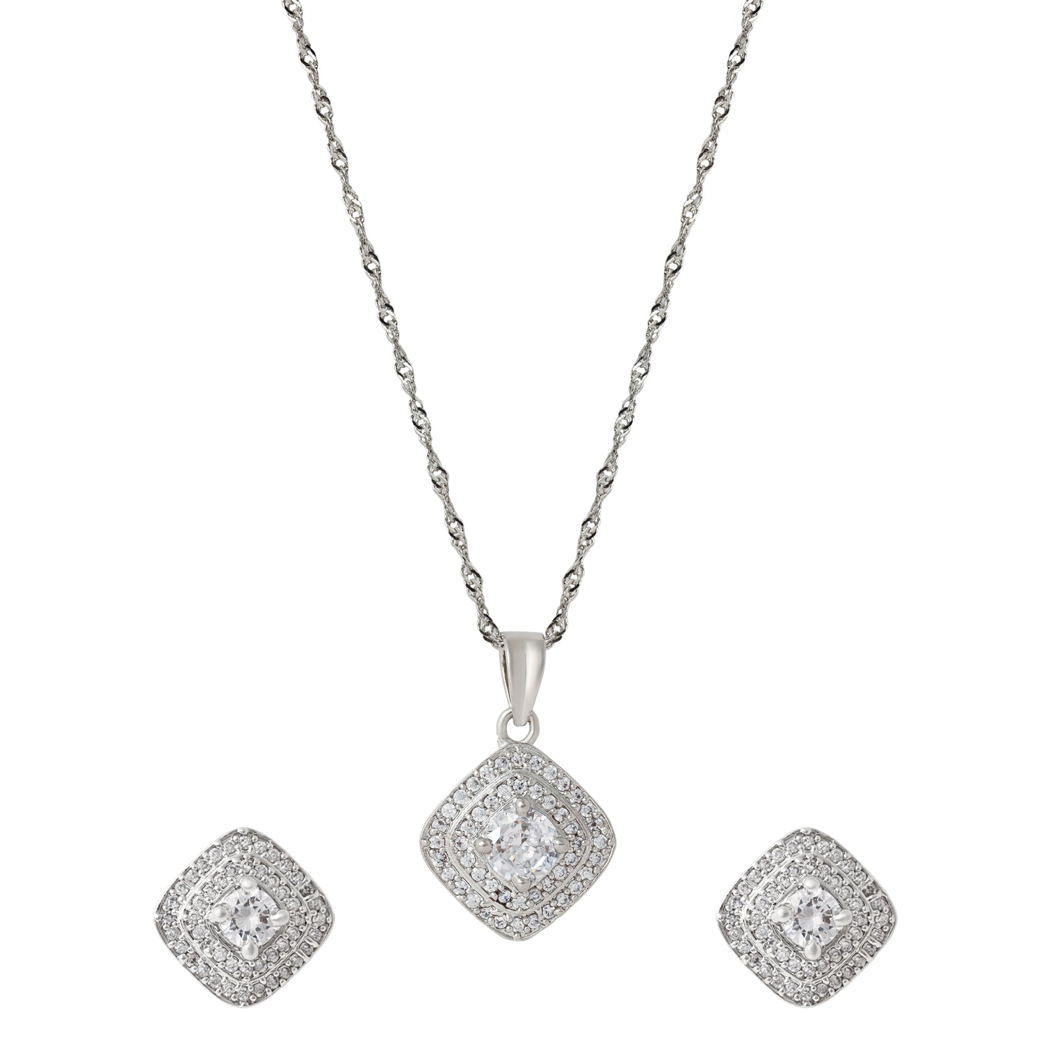 Zayra Shine Pendant Set