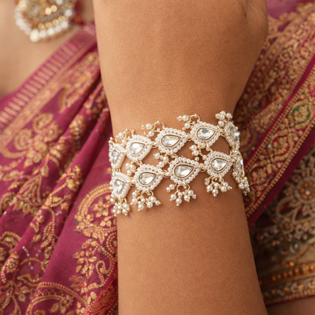 Shamin White Bracelets