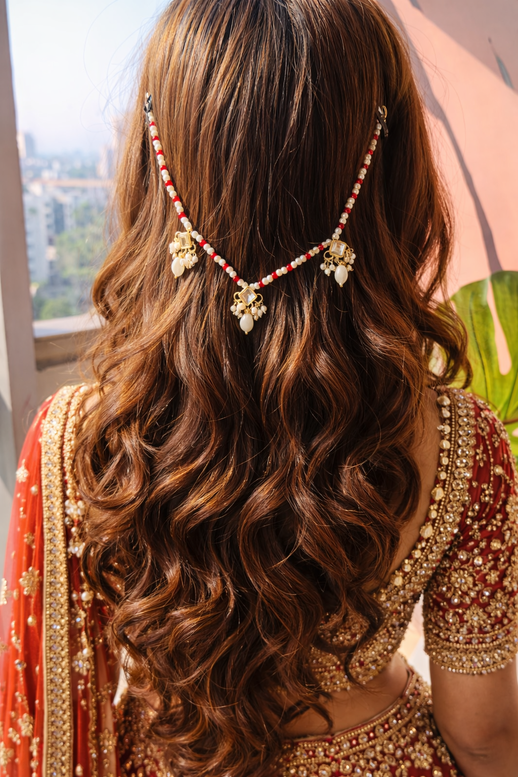 Savya Pearl HairChains