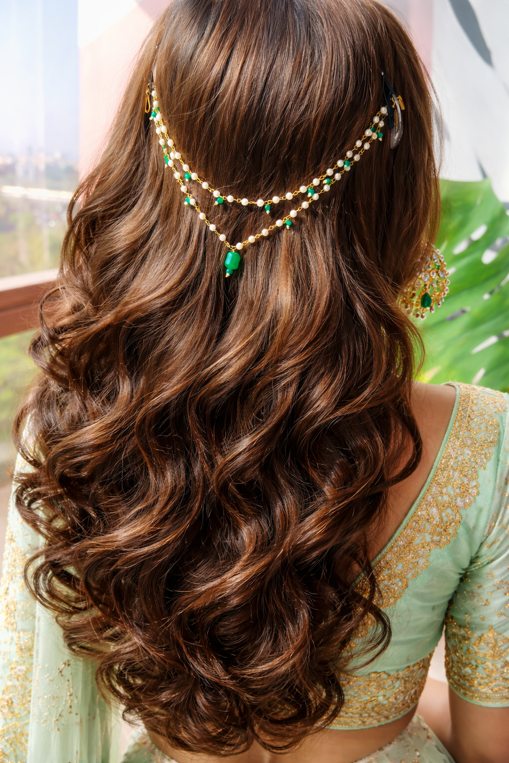 Kainaat Pearl HairChain
