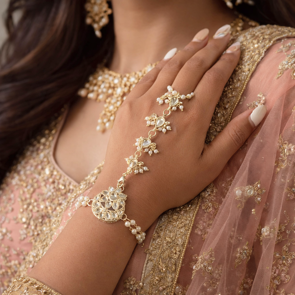 AALIYAH - 2 Way Versatile White HaathPanja