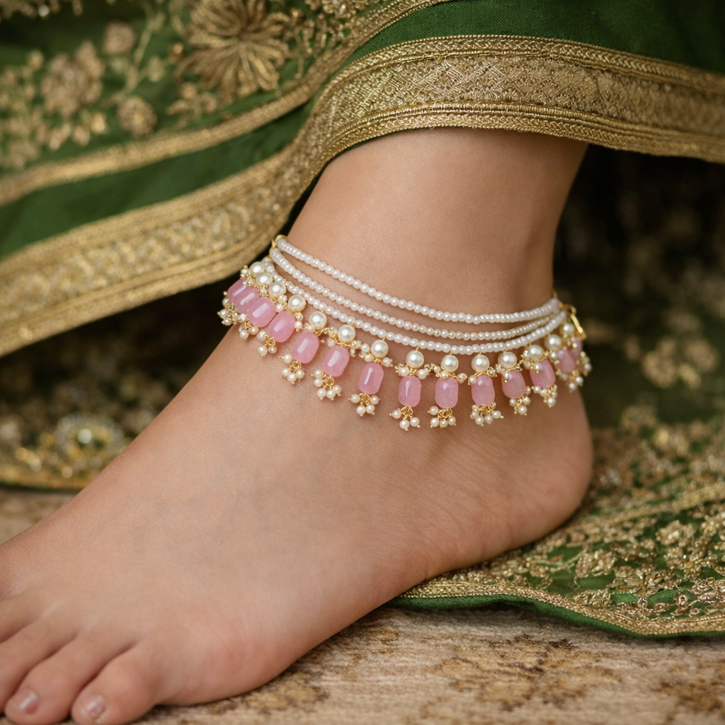 Tanirika Purple Anklet
