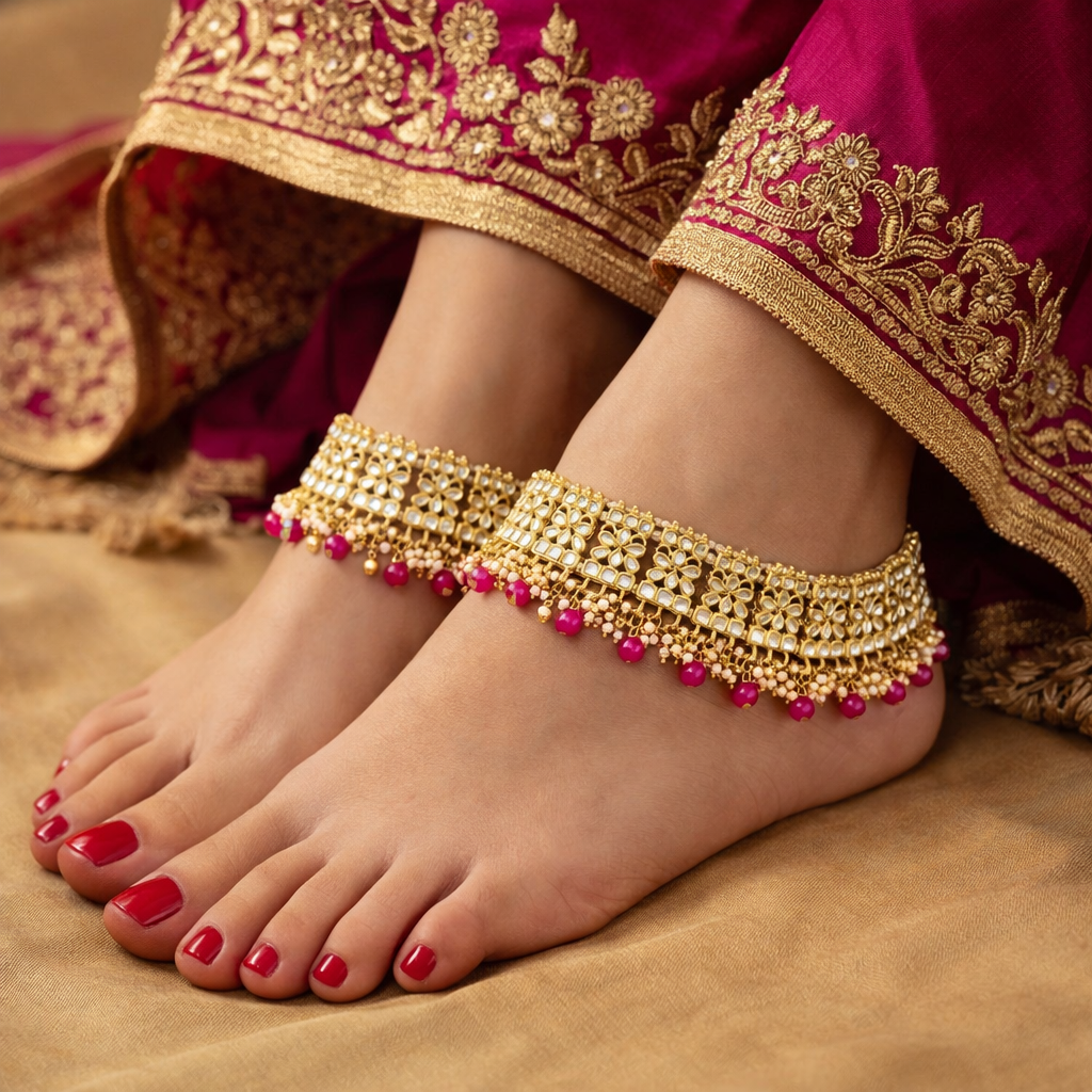 Jogi Pink Payal/ Anklets