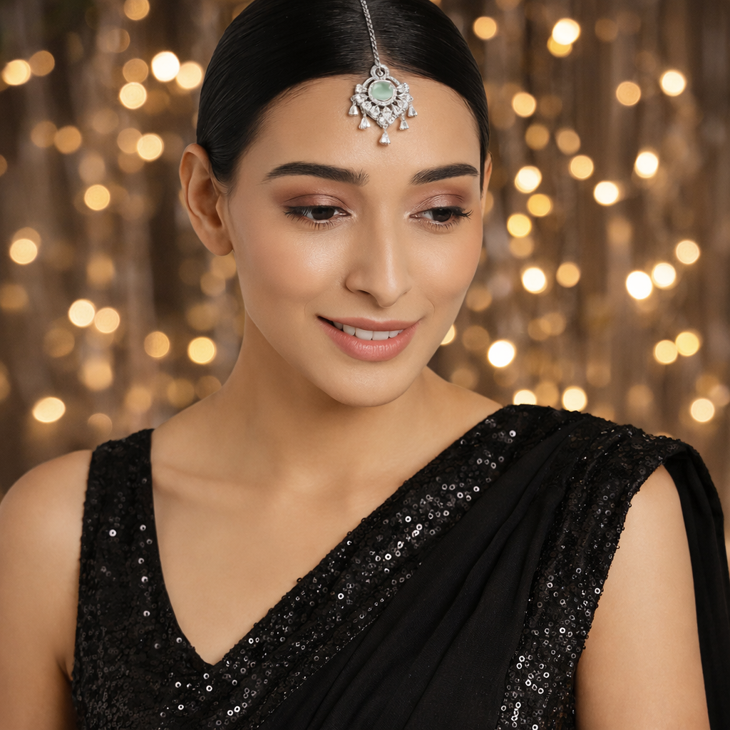 Deirra - Mint Maang Tikka