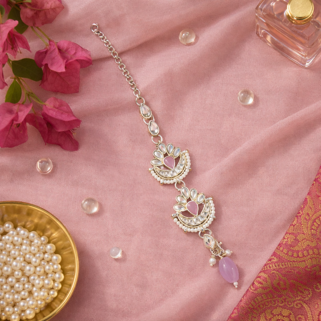 Seerat Purple Maangtikka