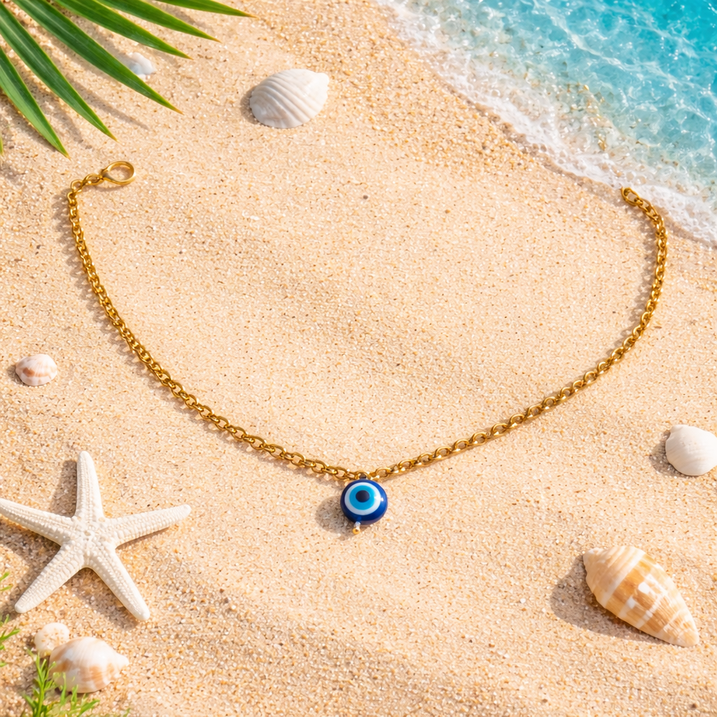 Iconic Evil Eye Anklet