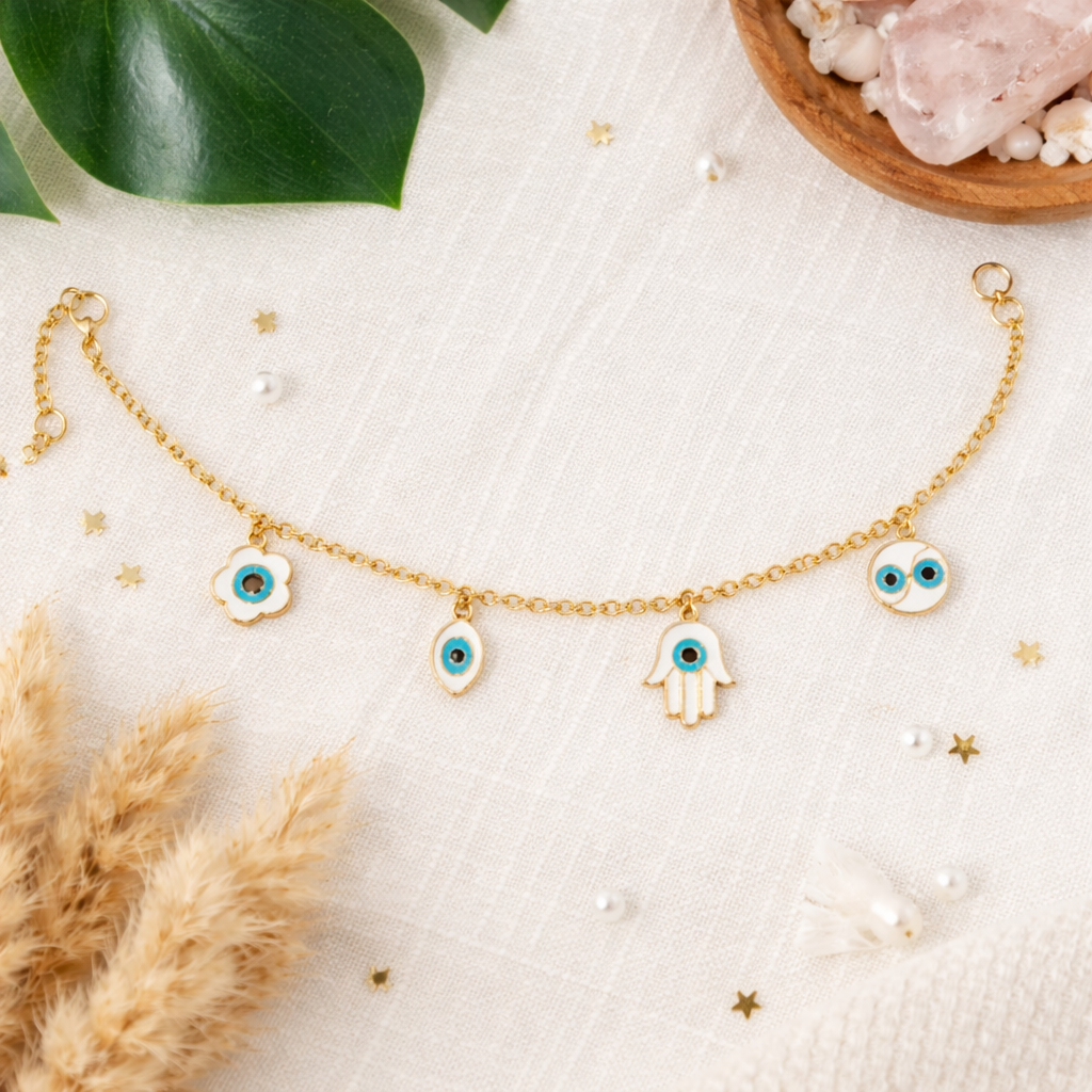 Stunning Evil Eye Anklet