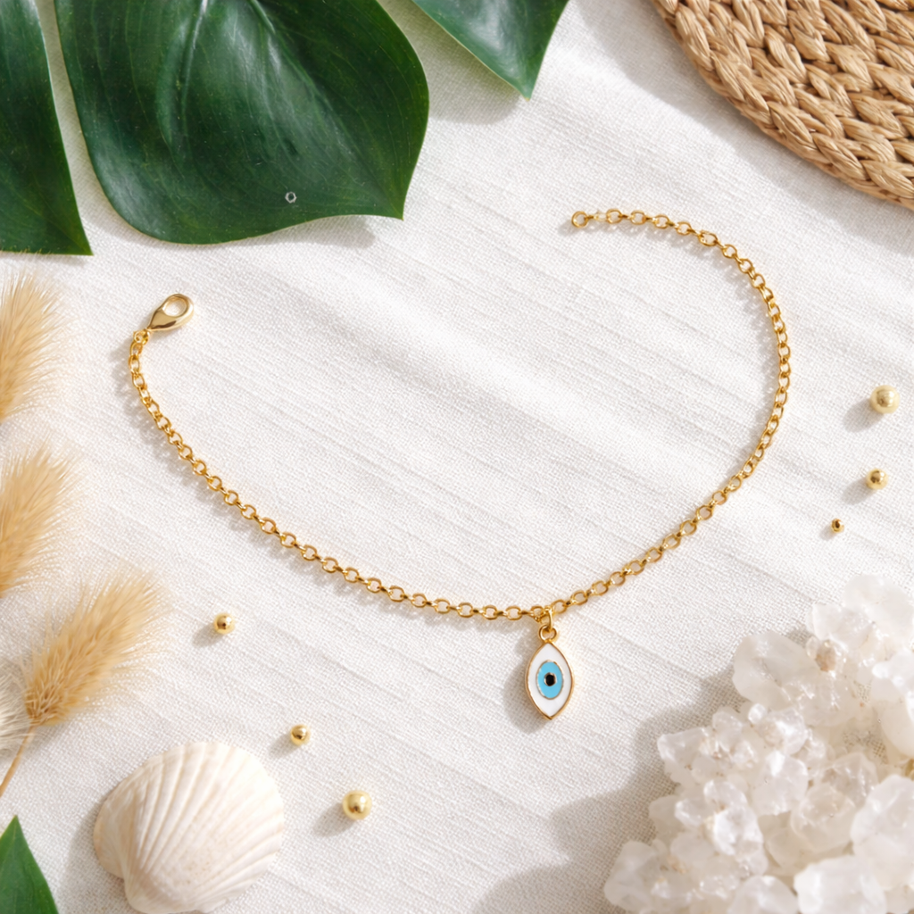 Classy Evil Eye Anklet