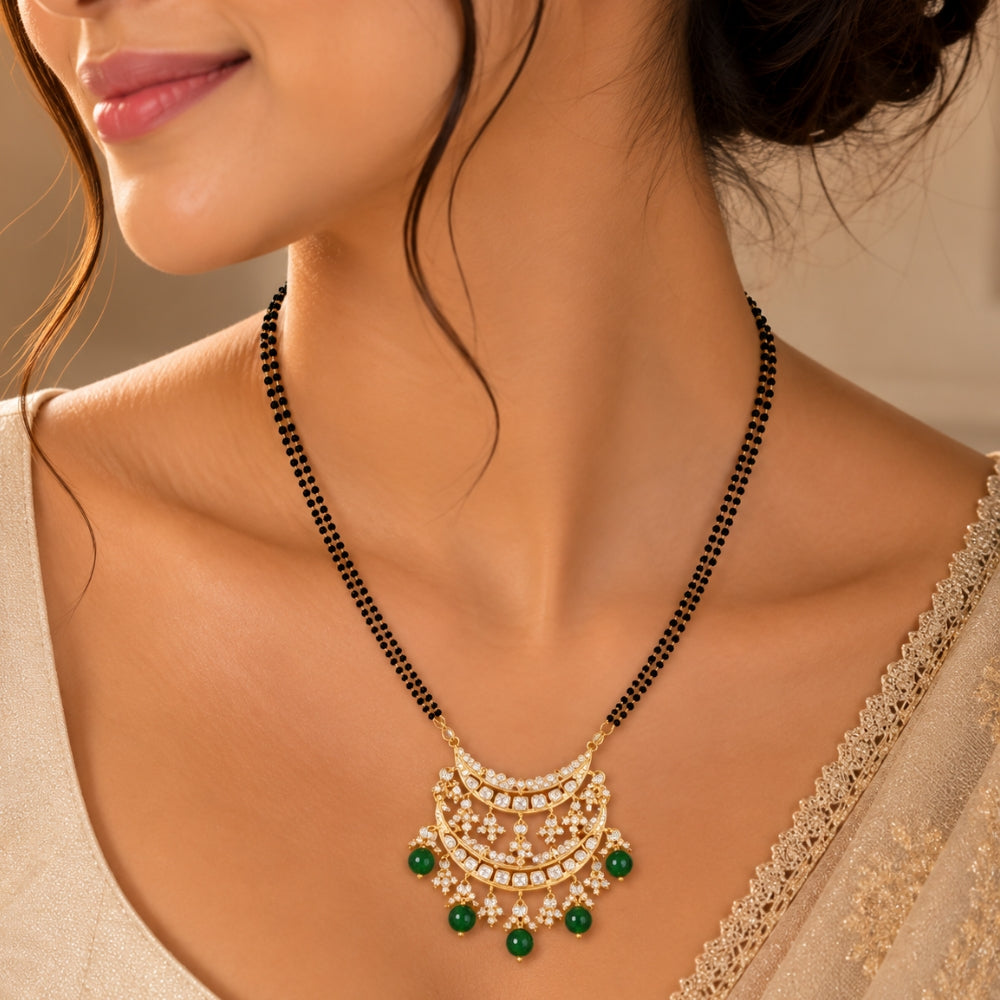 Jhalak Green Mangalsutra