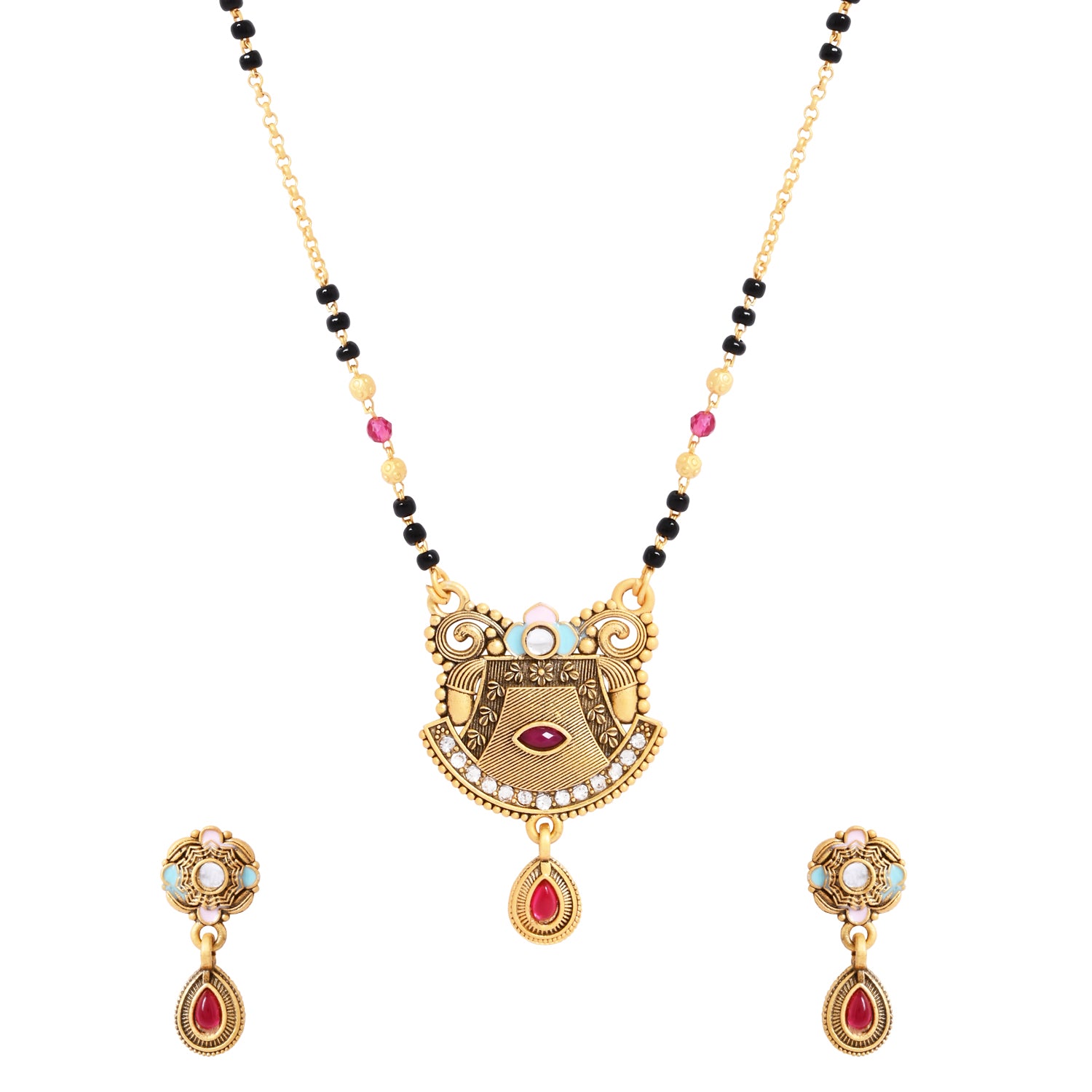 Dhruvika– Traditional Mangalsutra with Artistic Charm