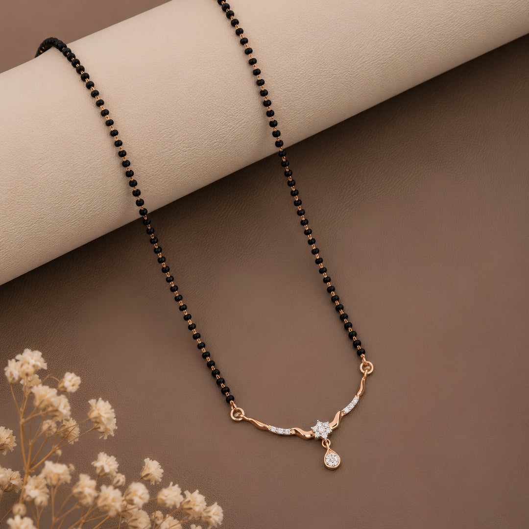 Prisha Rose Gold Mangalsutra