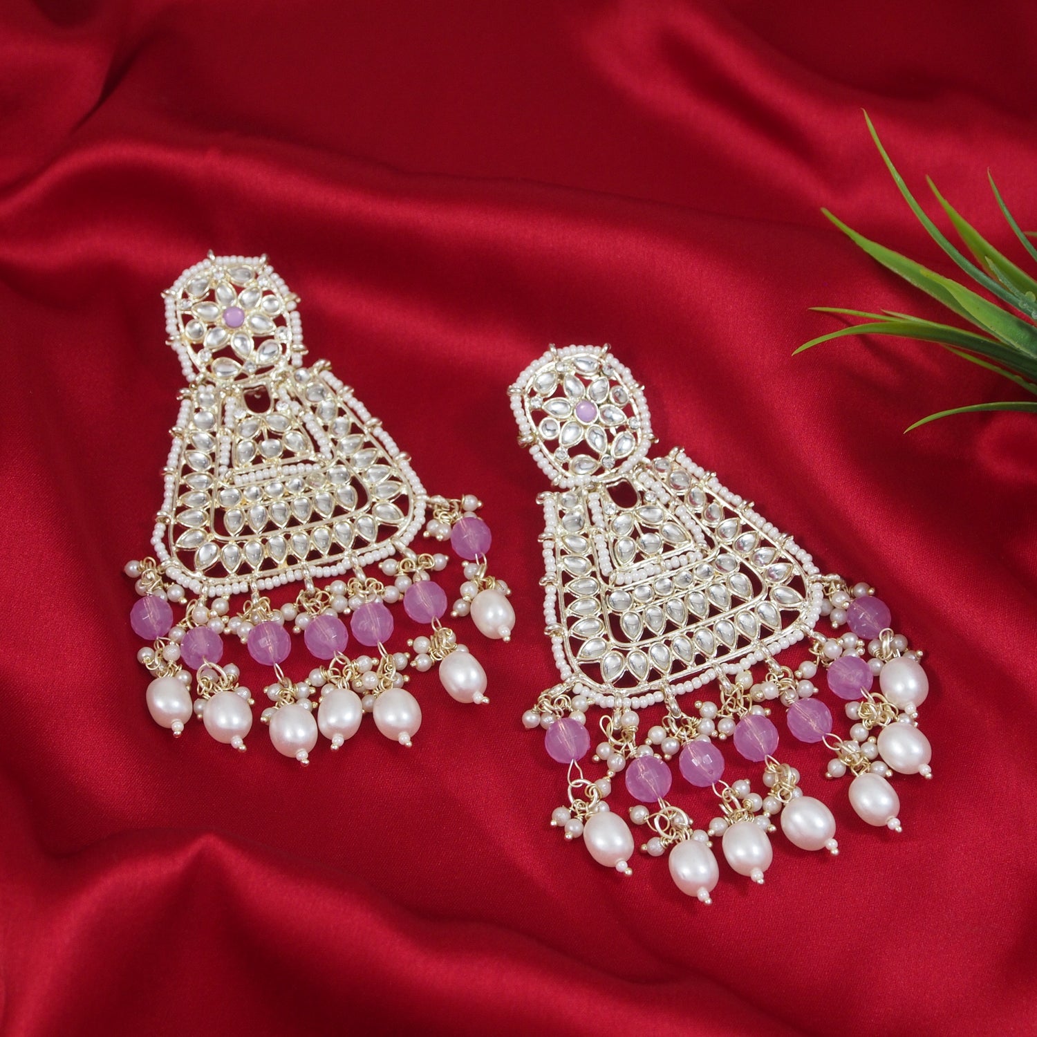 Shesha Purple Earrings