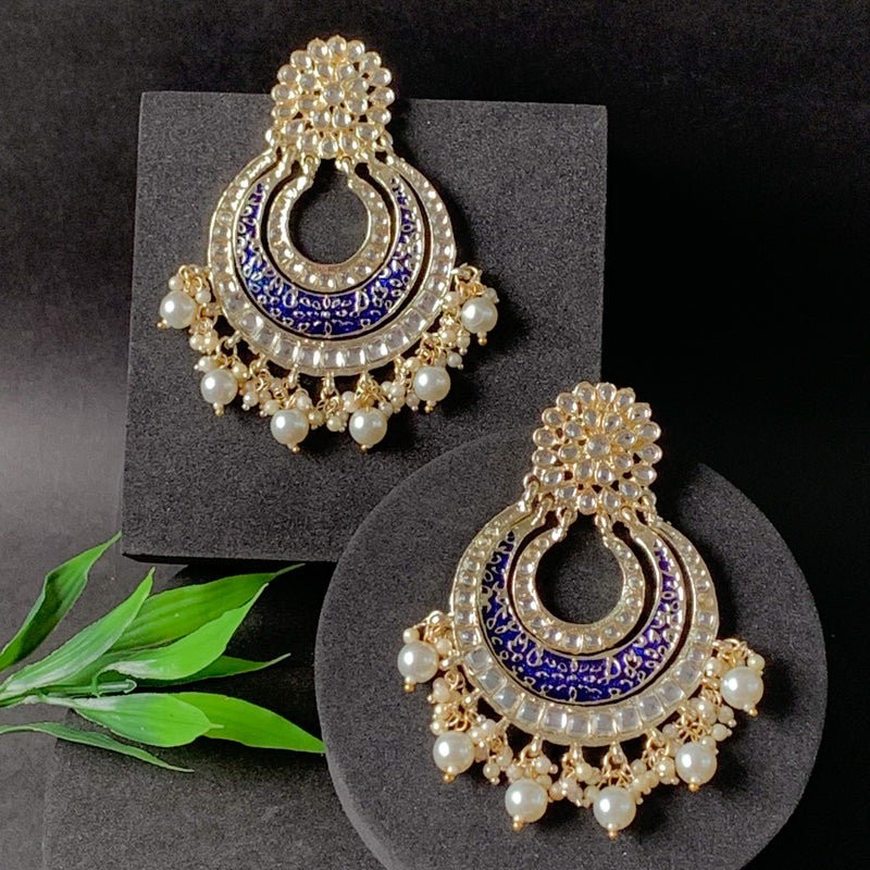 MUSKAN BLUE EARRINGS