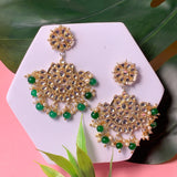 Sadika Green Earrings
