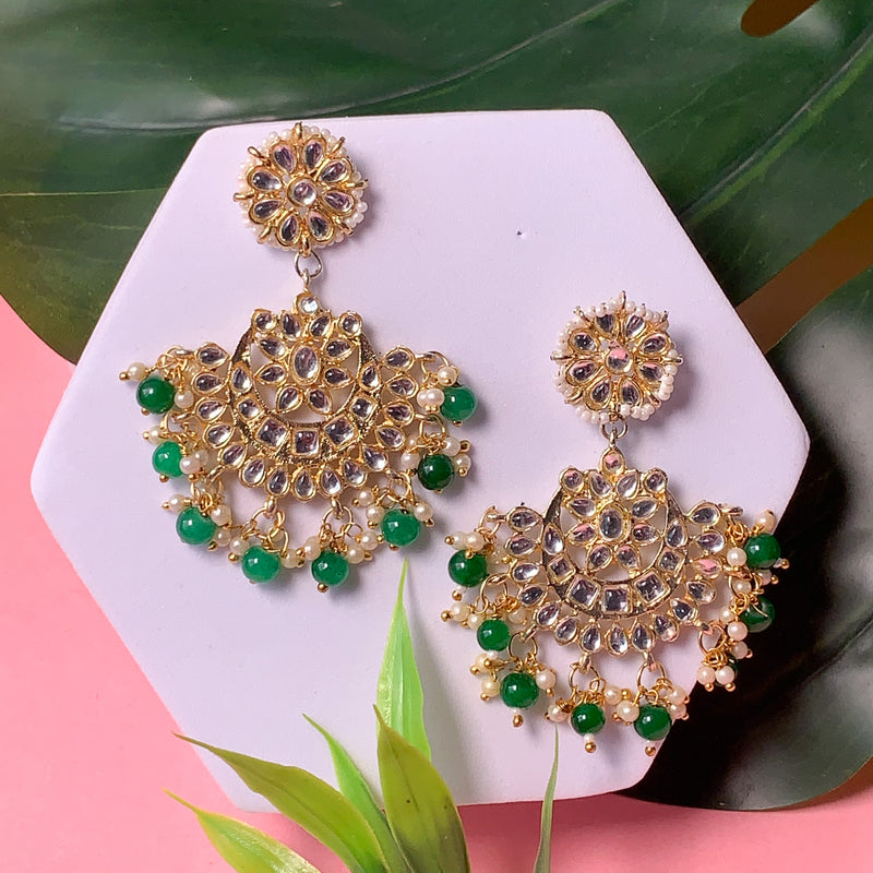 Sadika Green Earrings