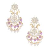 Aanya Purple Chandbalis