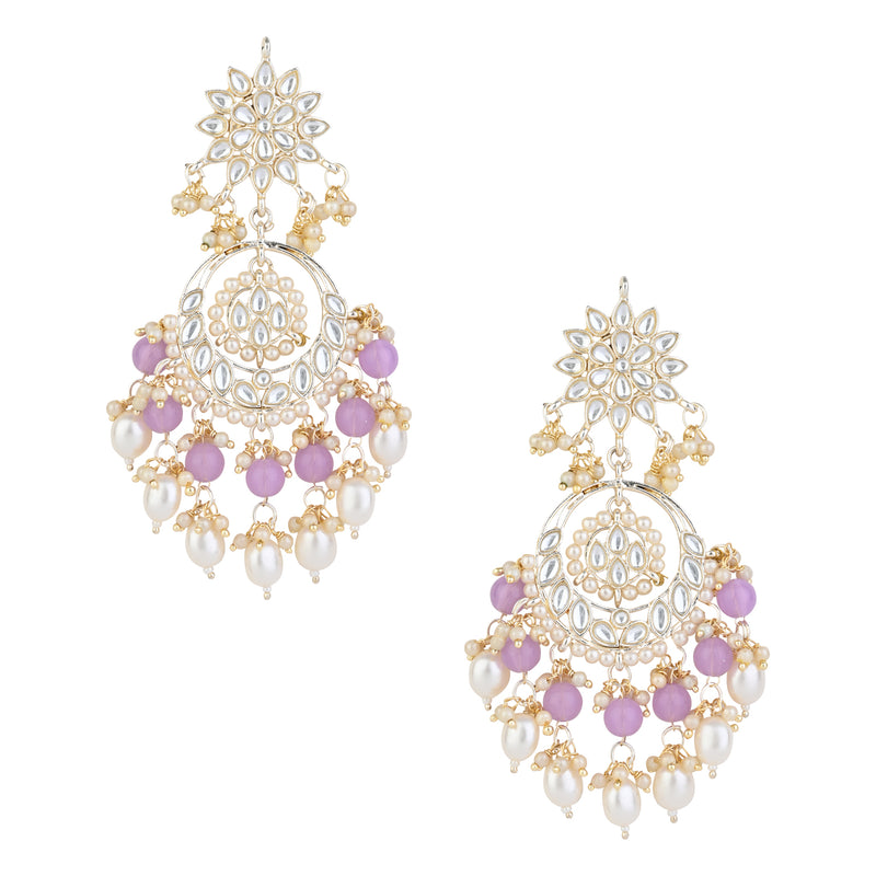 Aanya Purple Chandbalis