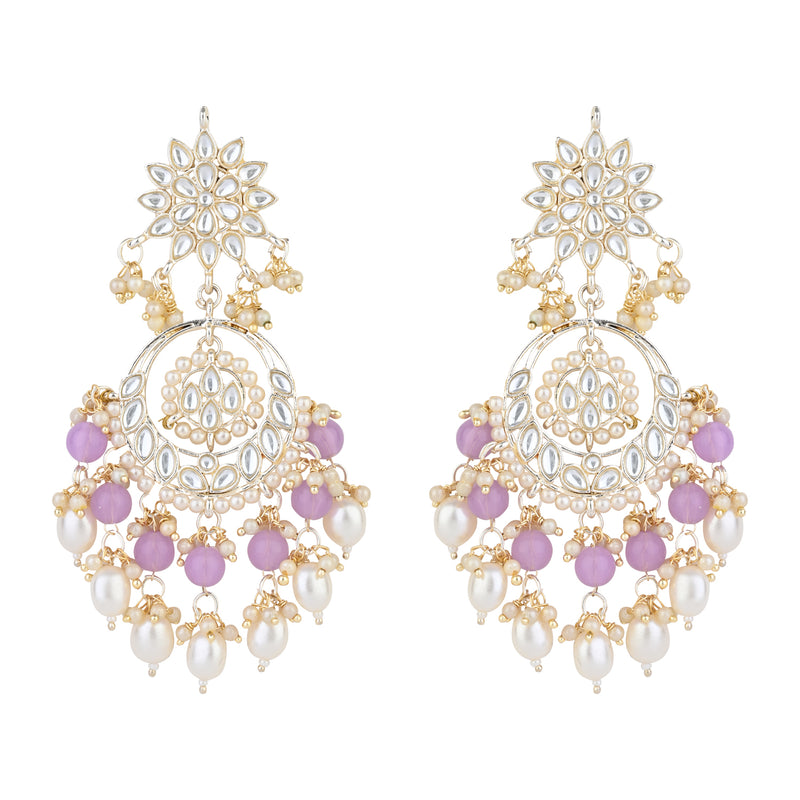 Aanya Purple Chandbalis