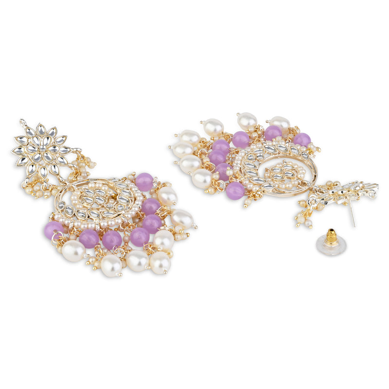 Aanya Purple Chandbalis