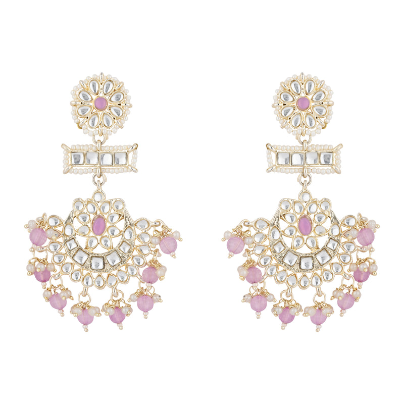 Sonam Purple Earrings