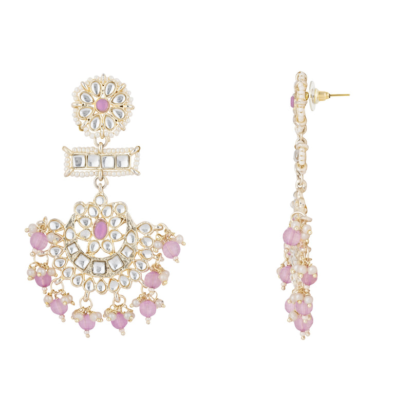 Sonam Purple Earrings