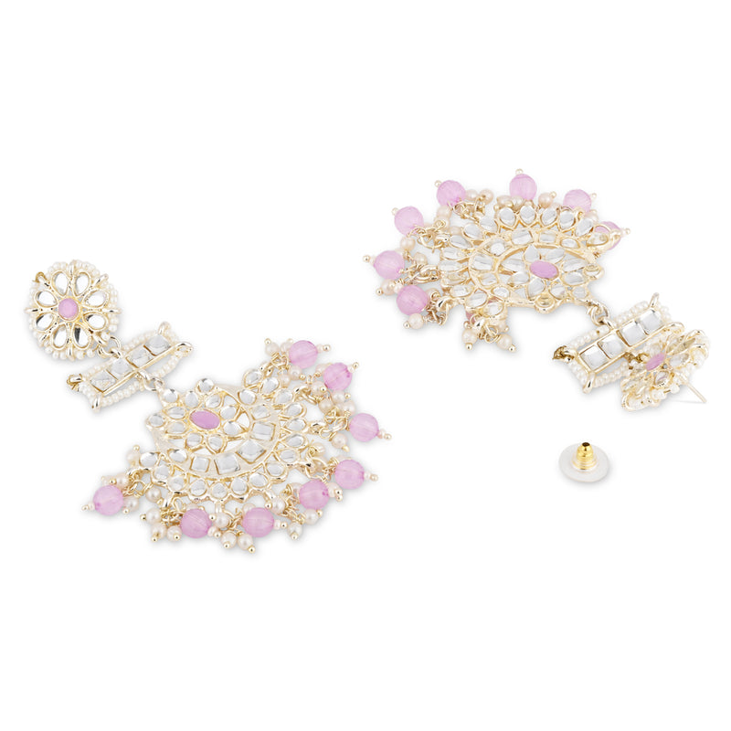 Sonam Purple Earrings
