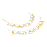 Prakruti White Pearl Hair Chain