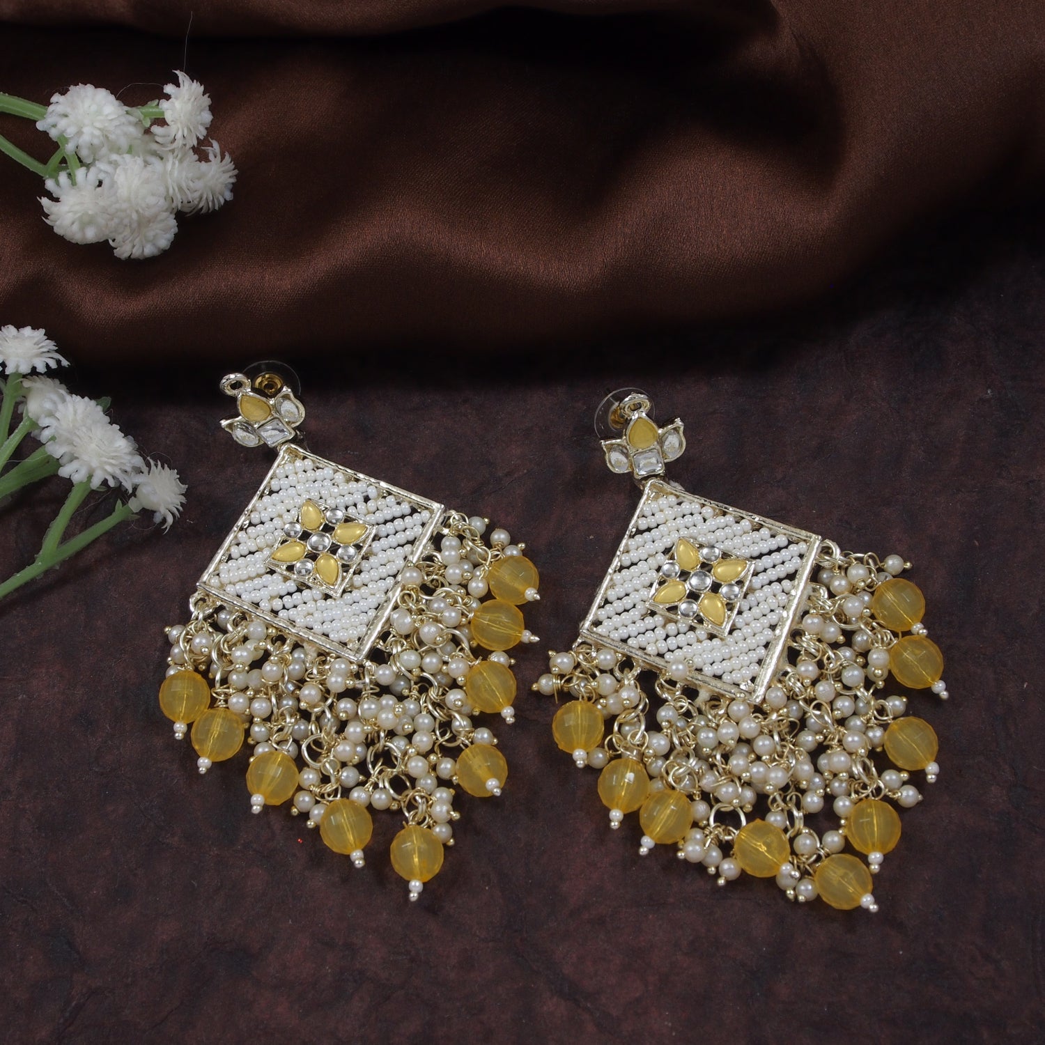 Mysha Yellow Earrings