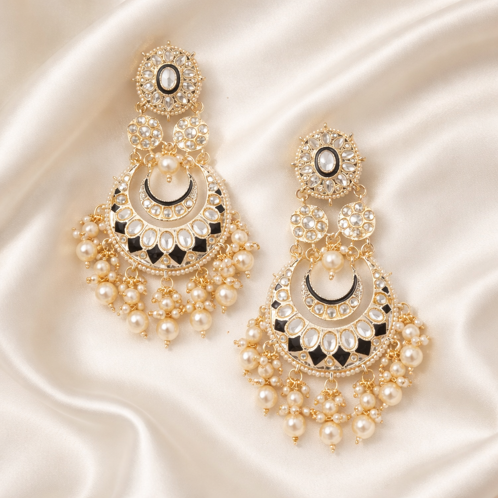 Tasmin Black Earrings