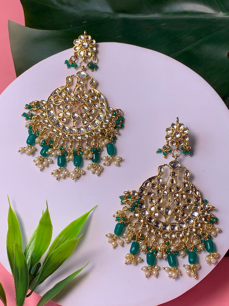 Ruiya Green Earrings