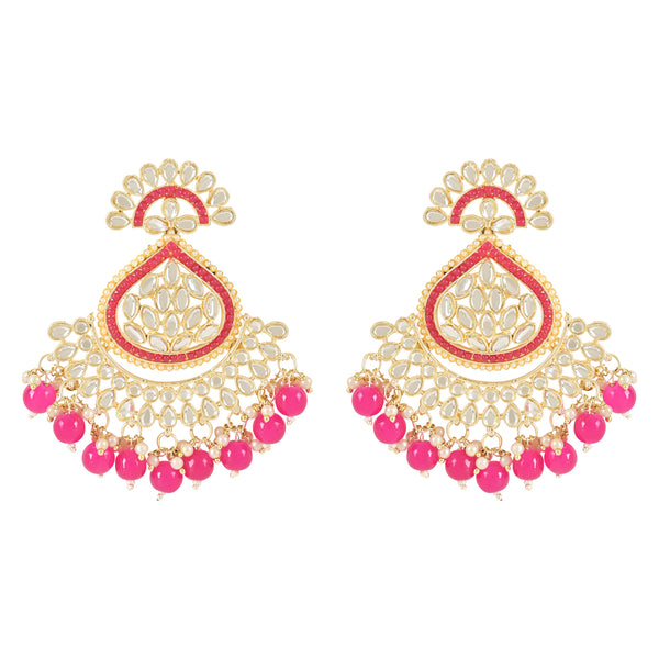 'Mahnoor' Pink Earrings