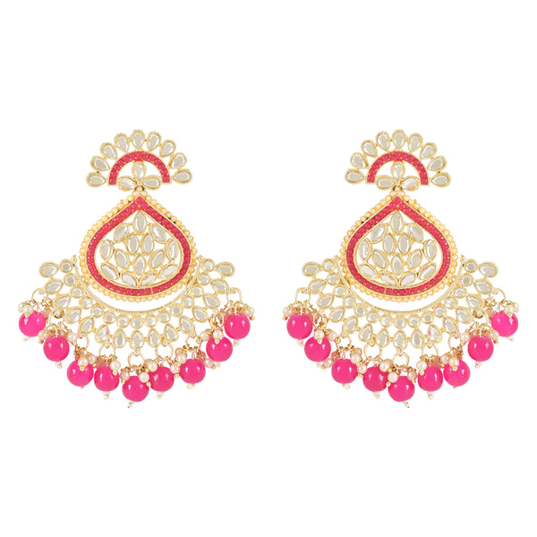 'Mahnoor' Pink Earrings