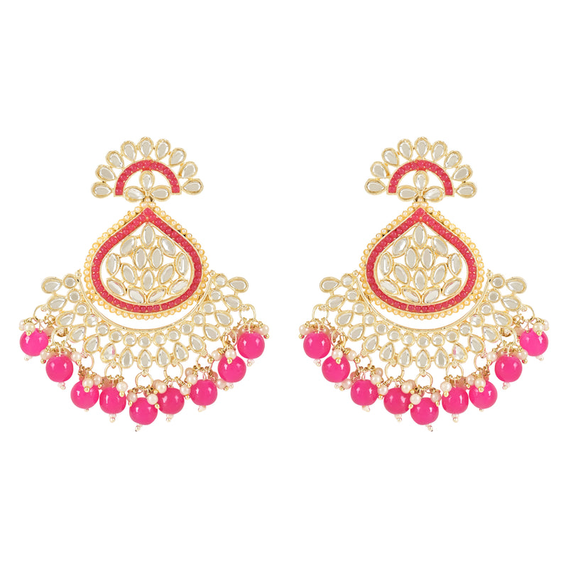 'Mahnoor' Pink Earrings