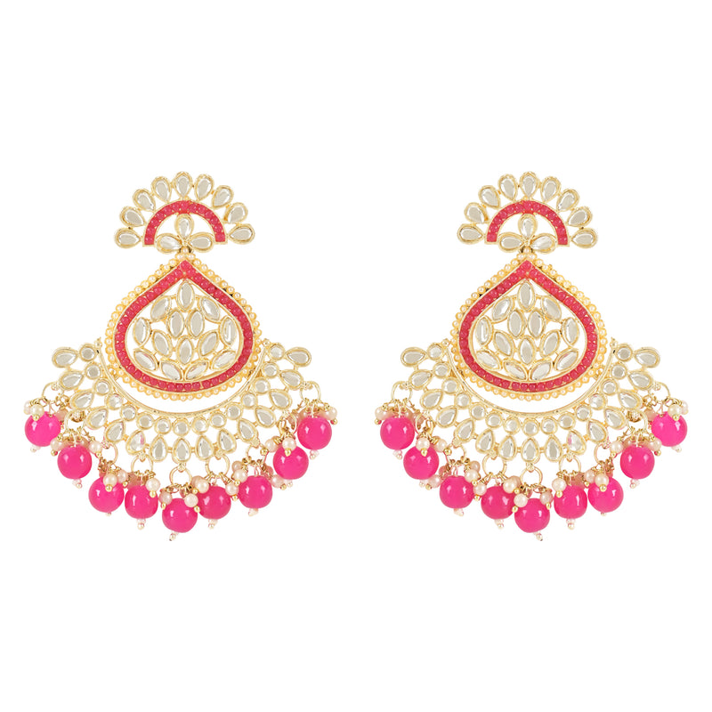 'Mahnoor' Pink Earrings