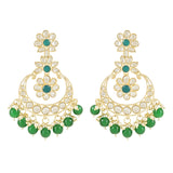 'Bushra' Green Earrings