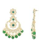 'Bushra' Green Earrings