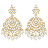 Vismita White Earrings