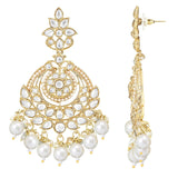 Vismita White Earrings